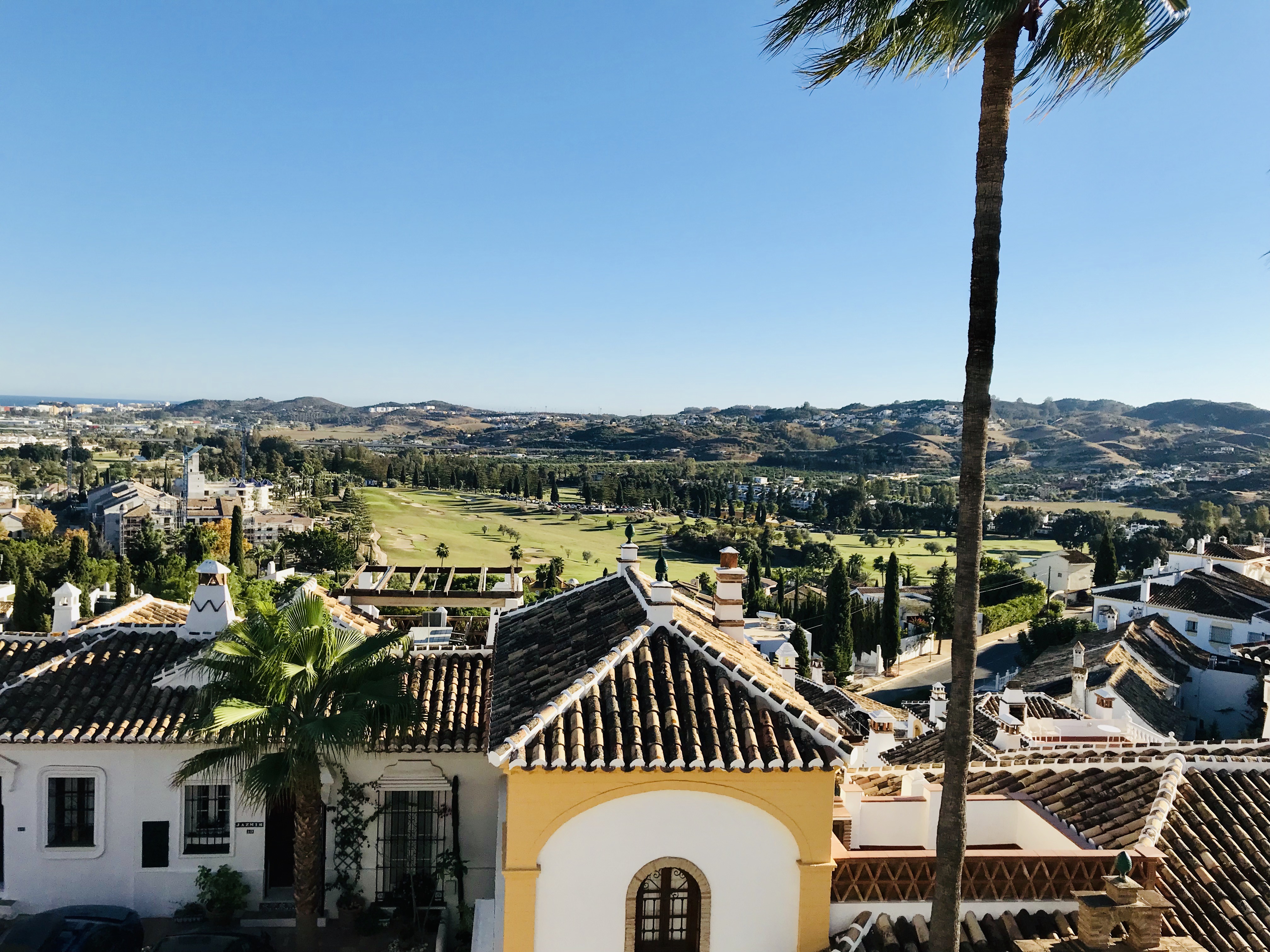 Golf view in Puebla Aida