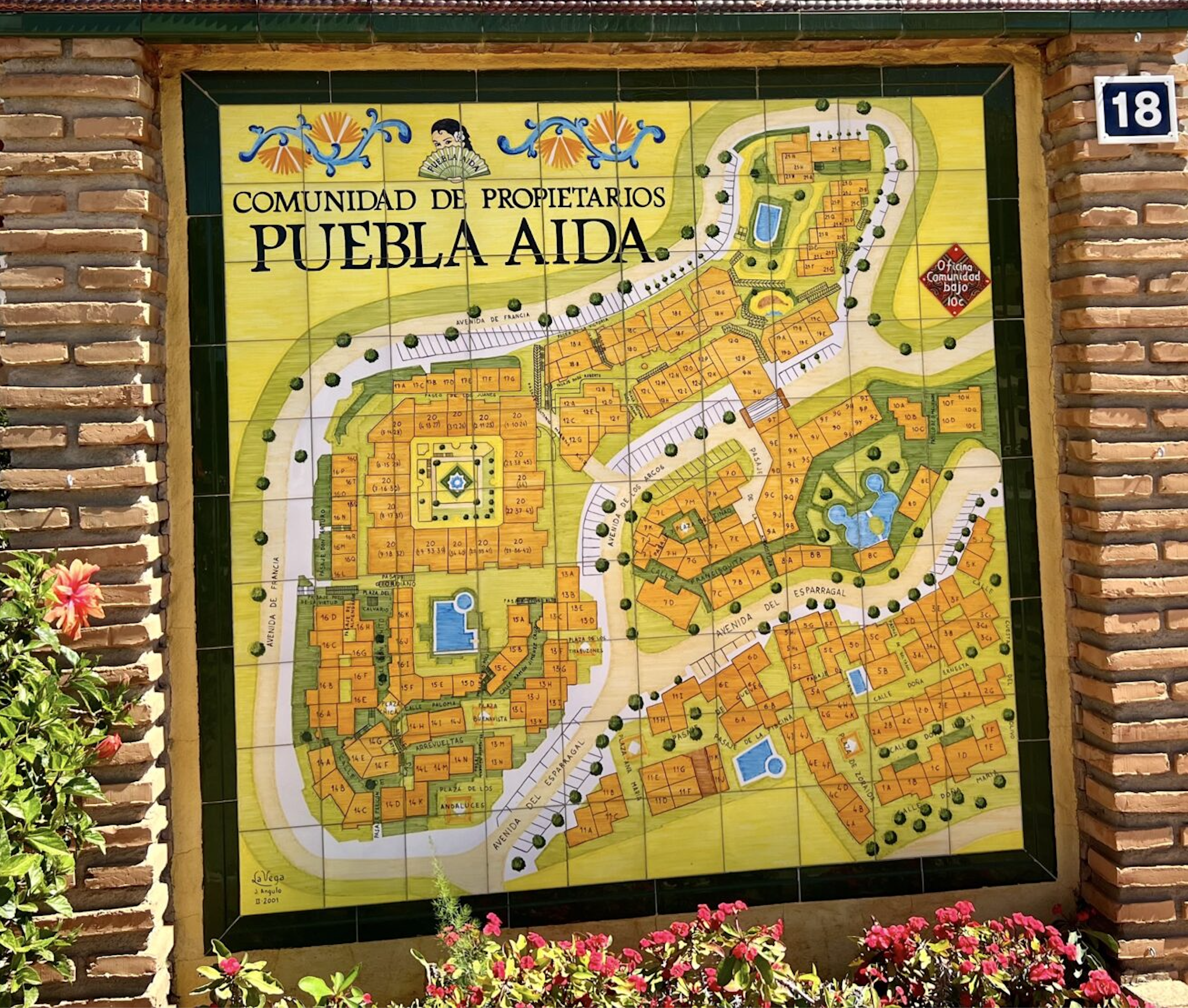 Puebla Aida Community map